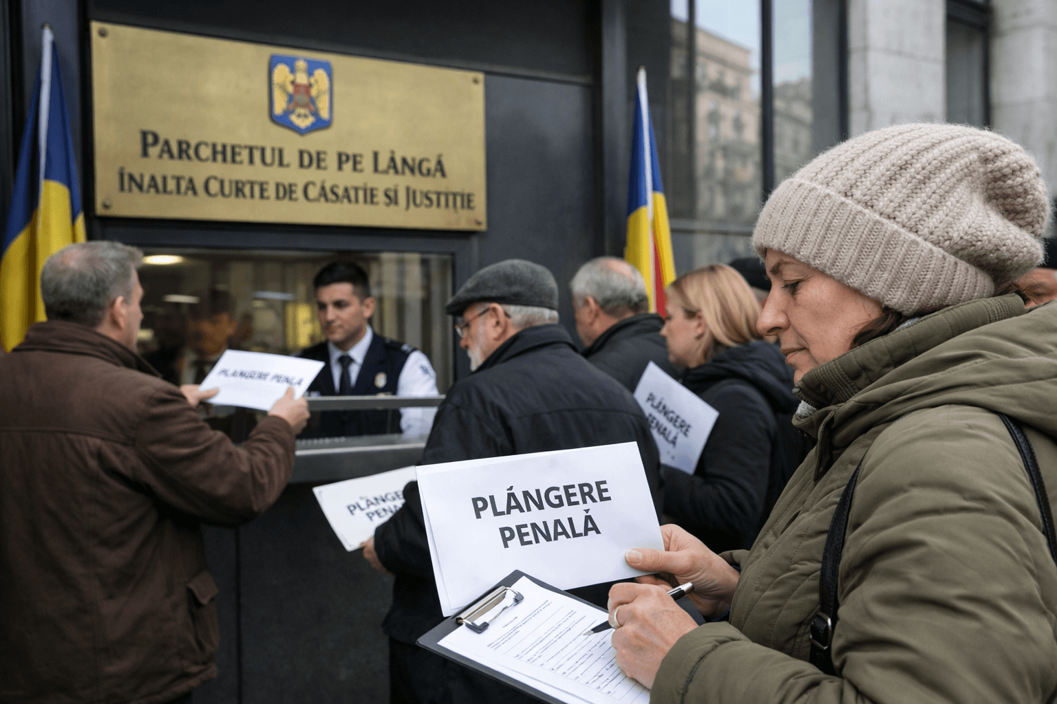 Cetățeni depun plângeri penale la Parchet în cadrul apelului civic Valul Democrației